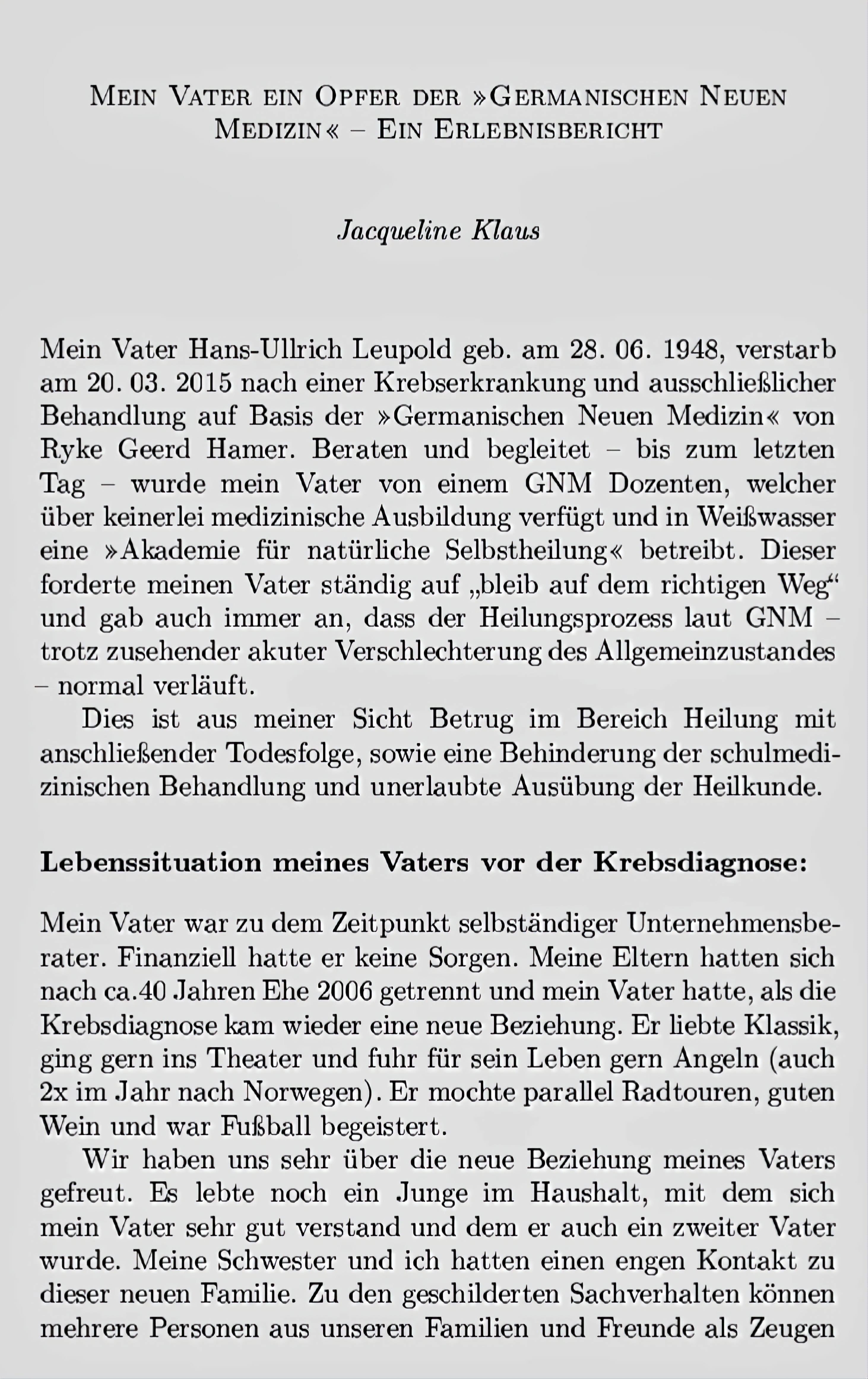 Germanische Neue Medizin 